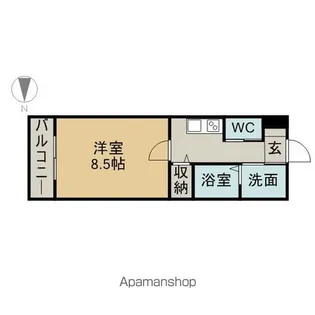グレイスコート御器所【1階】の間取り