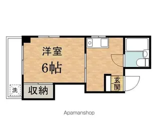 サンパークビル【401号室】の間取り