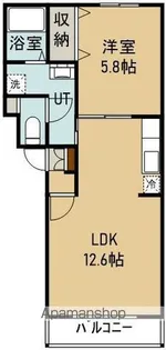 ヴァンクレールⅡ【3階】の間取り