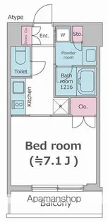 パークフラッツ渋谷代官山【3階】の間取り