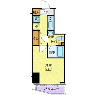 クレヴィスタ池袋本町【5階】の間取り