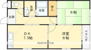 シエテ高槻【3階】の間取り