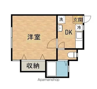 DOME TAMA P棟 ドーム多摩P棟【101号室】の間取り