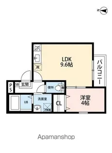 リヴェール東味鋺【1階】の間取り