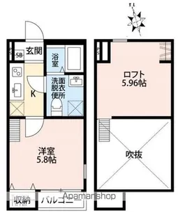 RYDE(ライド)【1階】の間取り