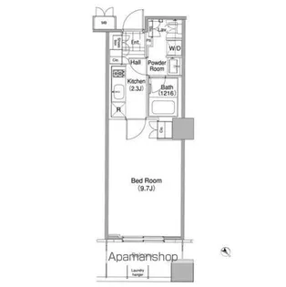 コンフォリア東池袋WEST【8階】の間取り