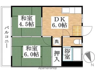 コーポ岡田【103号室】の間取り
