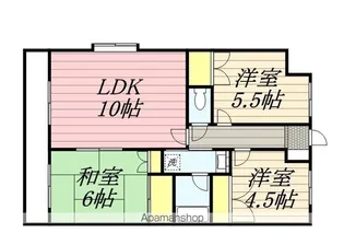 グリーンハイツ(上津)【1階】の間取り