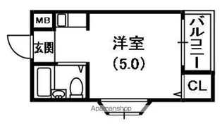 ライフ大池ハイツ【4階】の間取り