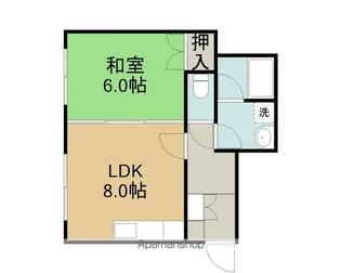 グランネージュJAX【205号室】の間取り