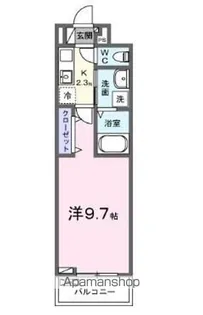 ジェルメM【2階】の間取り