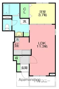 サン・エテルノ【1階】の間取り