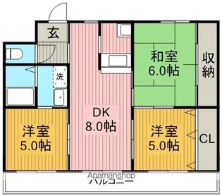 アイコート.【1階】の間取り