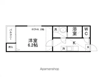 プルメリープル【2階】の間取り