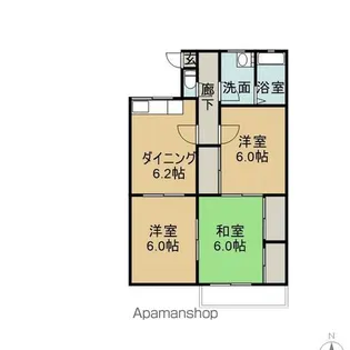 アネックス21上岡【2階】の間取り