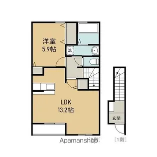 アローΒ【2階】の間取り