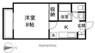ドゥエリング・秀【203号室】の間取り
