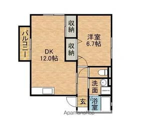 ブリスベントⅡ【2階】の間取り