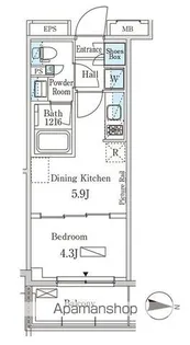パークアクシス本所・親水公園【9階】の間取り