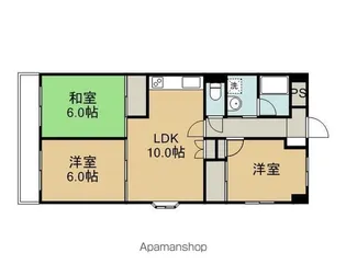 エステートシンサダ【2階】の間取り