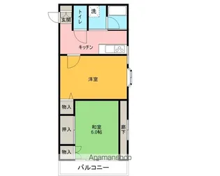 ハイツサンブライト【101号室】の間取り