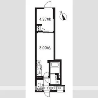 エルファーロ駒沢大学【1階】の間取り