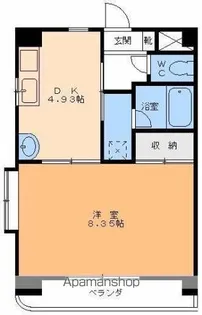 クオリア高砂【2階】の間取り