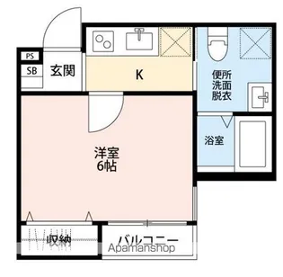 クレア馬橋【1階】の間取り