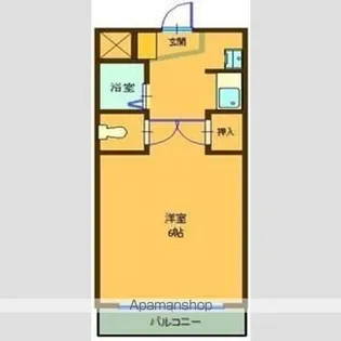 ジュネス瓢箪山【3階】の間取り