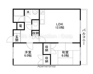 アビタシオンコンフォール【1階】の間取り