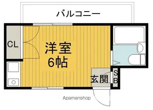 コーニッシュ豊中【4階】の間取り