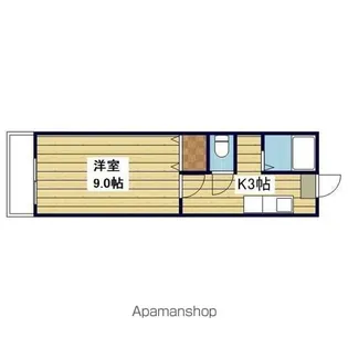 コンフォート斎院【2階】の間取り