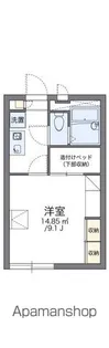 レオパレスコンセール【2階】の間取り