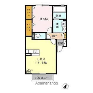 プレミール【2階】の間取り