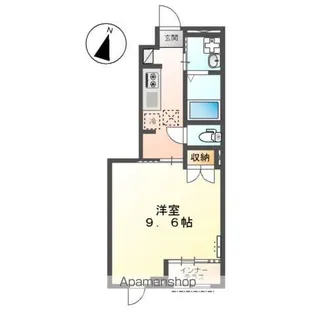 アヴァンスコート 高田【1階】の間取り
