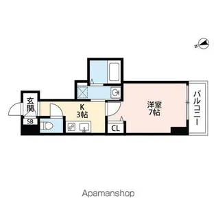 PONTE ALTO新栄【8階】の間取り