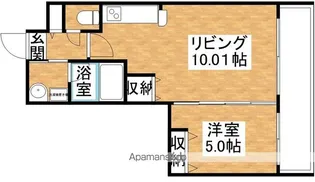 グランシス江坂【4階】の間取り
