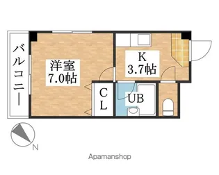 サンピア丸野【2階】の間取り