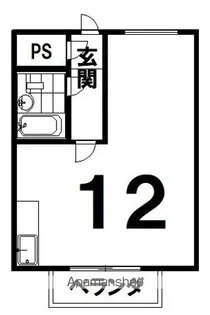 パールハイム【203号室】の間取り