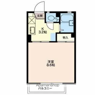 レーベン美里A棟【1階】の間取り