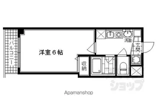 バインオークトゥエルブ【401号室】の間取り