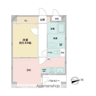 アーバンラックス今池【4階】の間取り