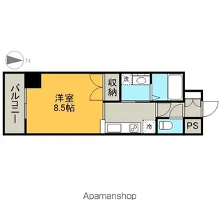 LUMINOUS東別院(旧S−FORT東別院)【2階】の間取り
