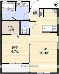 コモドスタイル大塚【3階】の間取り