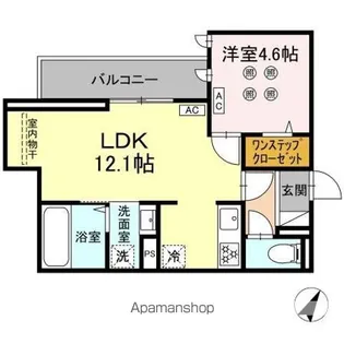 シャルム新屋敷【3階】の間取り