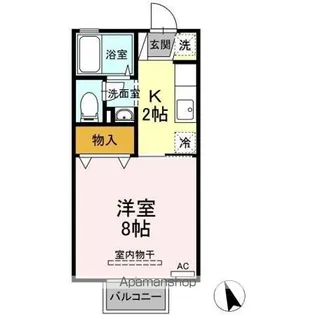 サンピア・K A棟【1階】の間取り