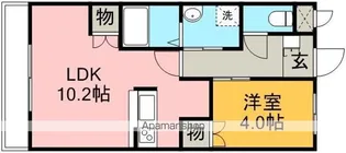 オーピュール【3階】の間取り