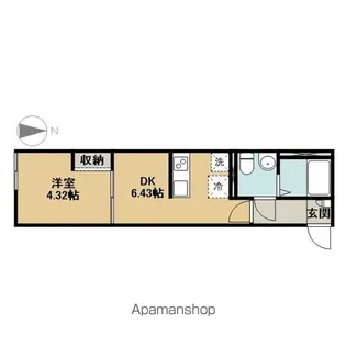 ヴランドール葛西【2階】の間取り