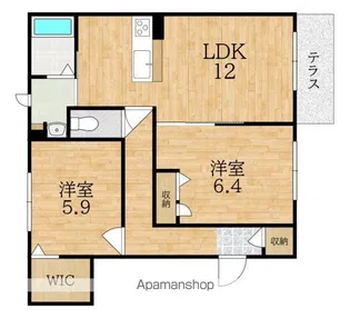マウナ ロア【1階】の間取り