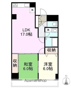 ルピナス伏見【5階】の間取り